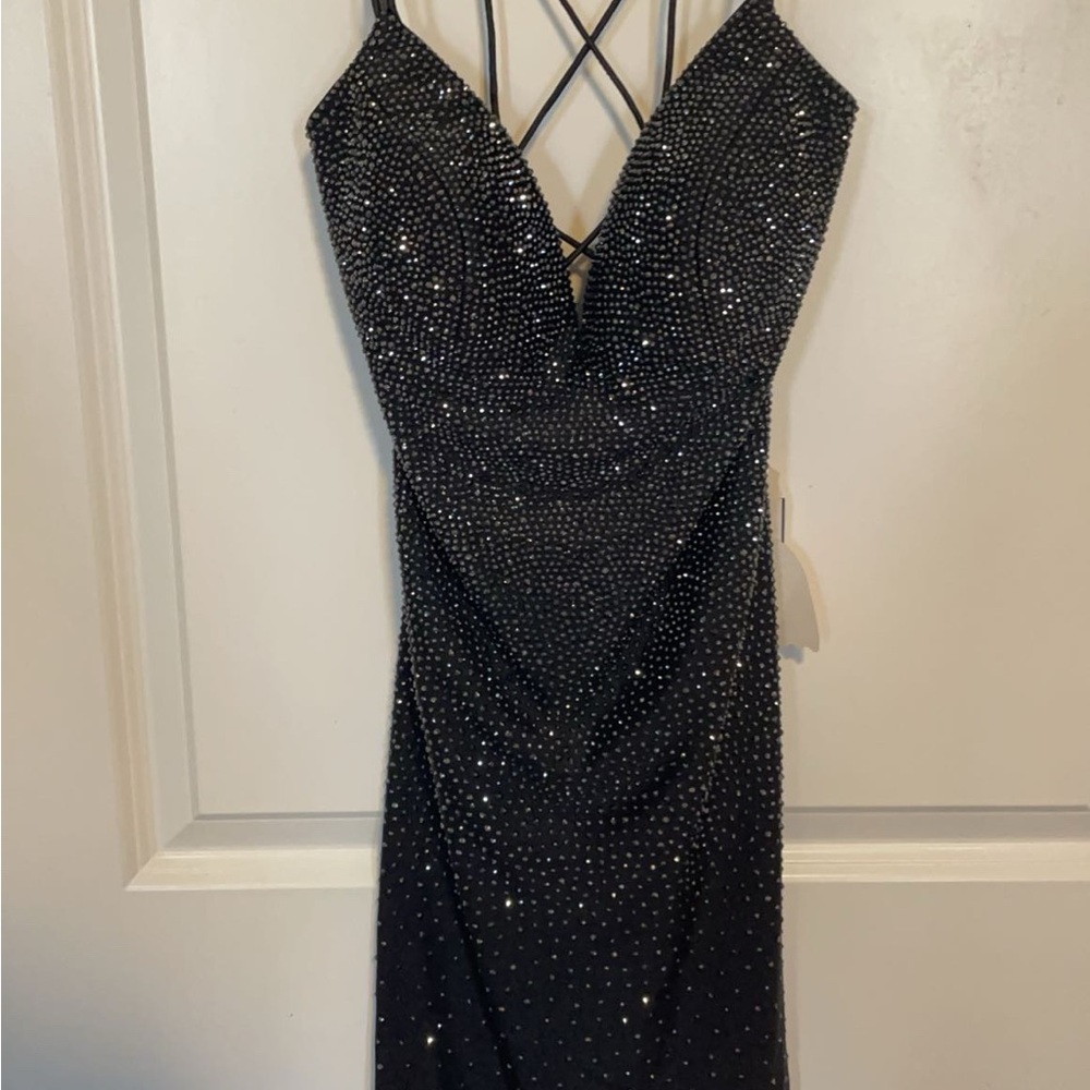 Sherri Hill Black homecoming dress